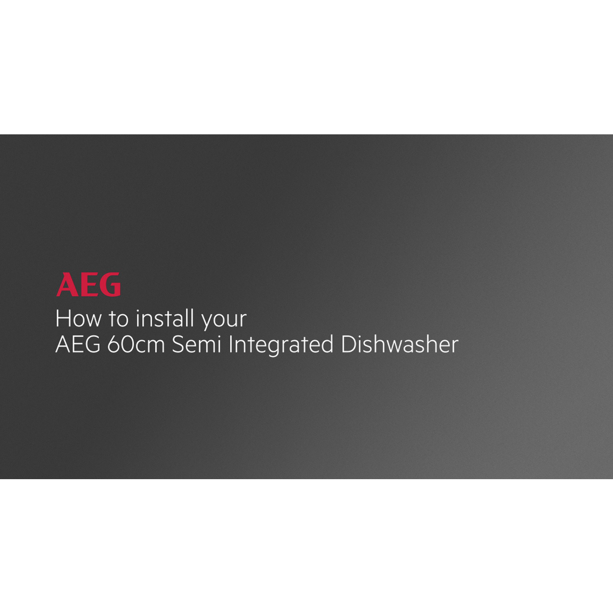 AEG - Fritstående opvaskemaskine 45-60 cm - FBB93807PW