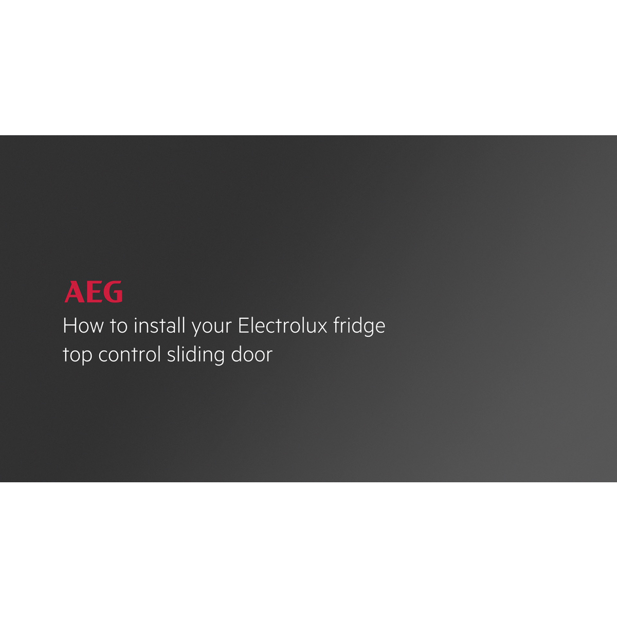 AEG - Indbygningskøleskab - TK6DS181ES