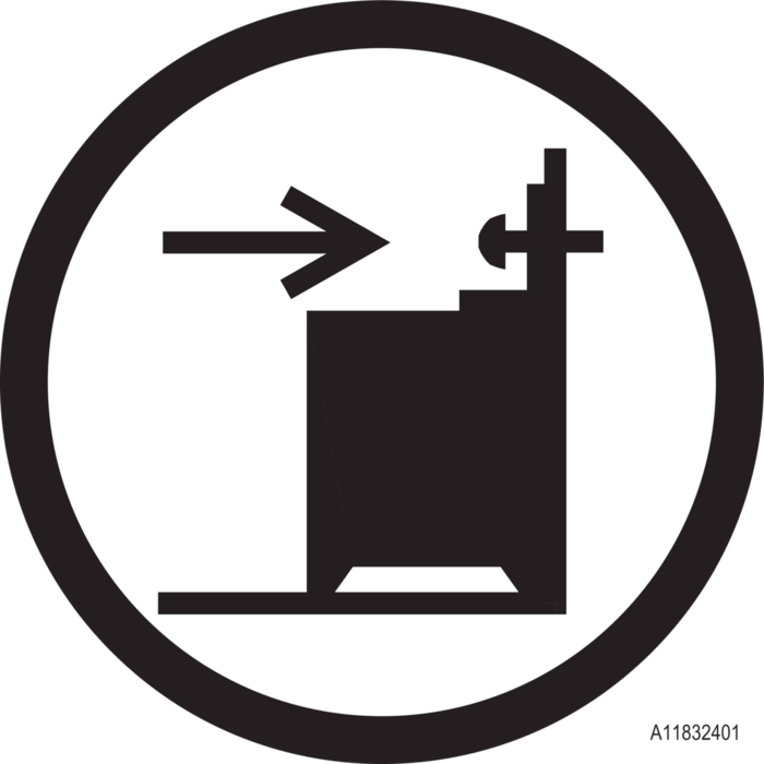 Fix the appliance to the wall - risk of tilting