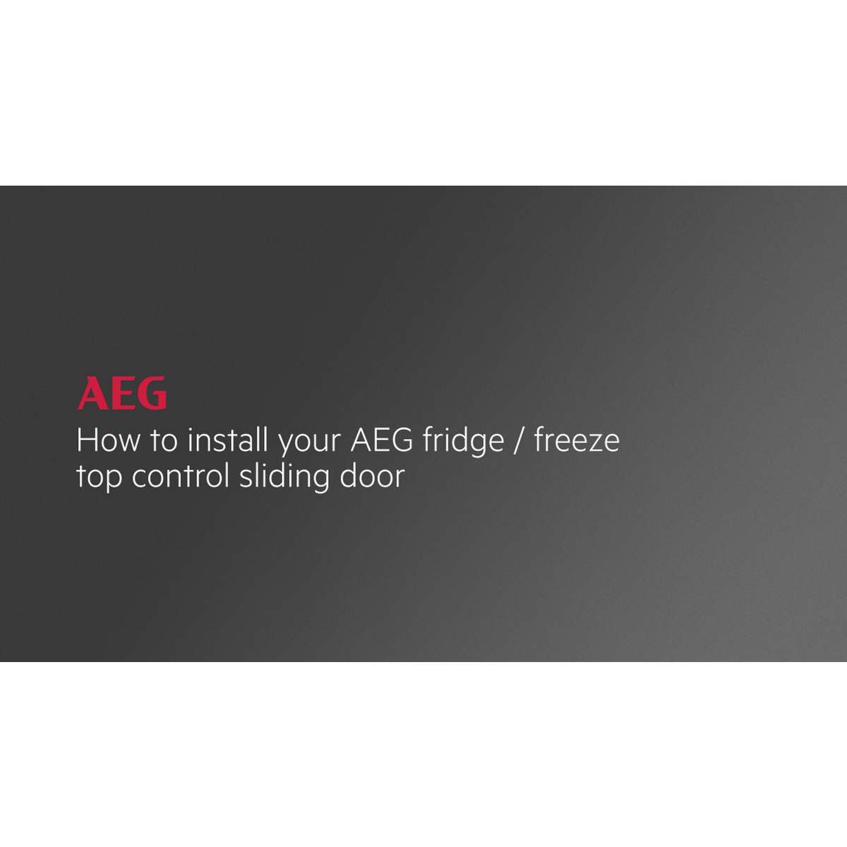 AEG - Køle-/fryseskab til indbygning - TSC7G181ES