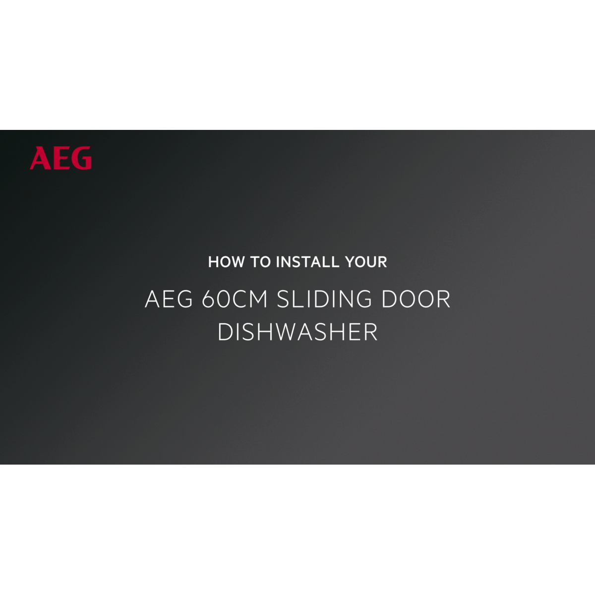 AEG - Integreret opvaskemaskine 45-60 cm - FSK64610L