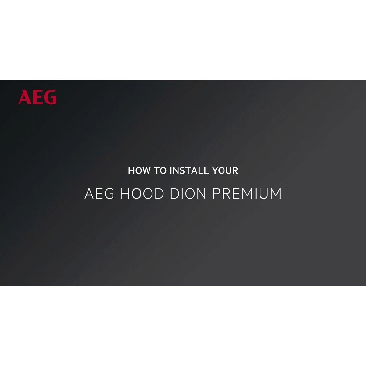 AEG - Sort emhætte - NDP866PT