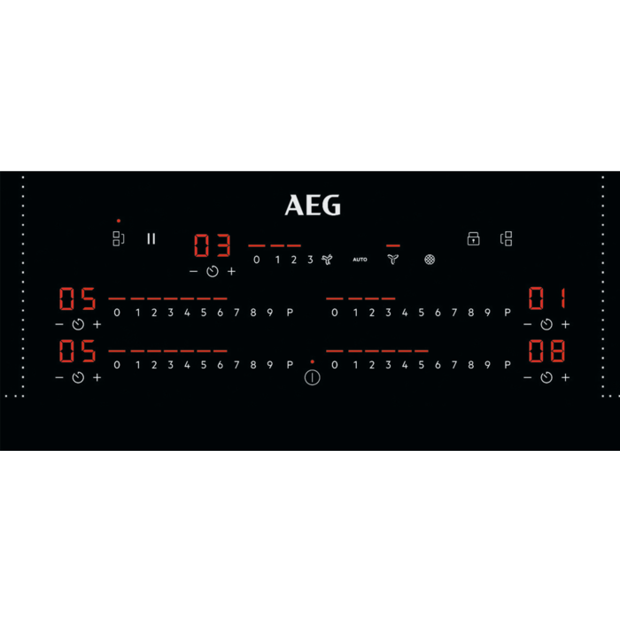 AEG - Induktionskogeplade m/integreret emhætte - CCE84751CB