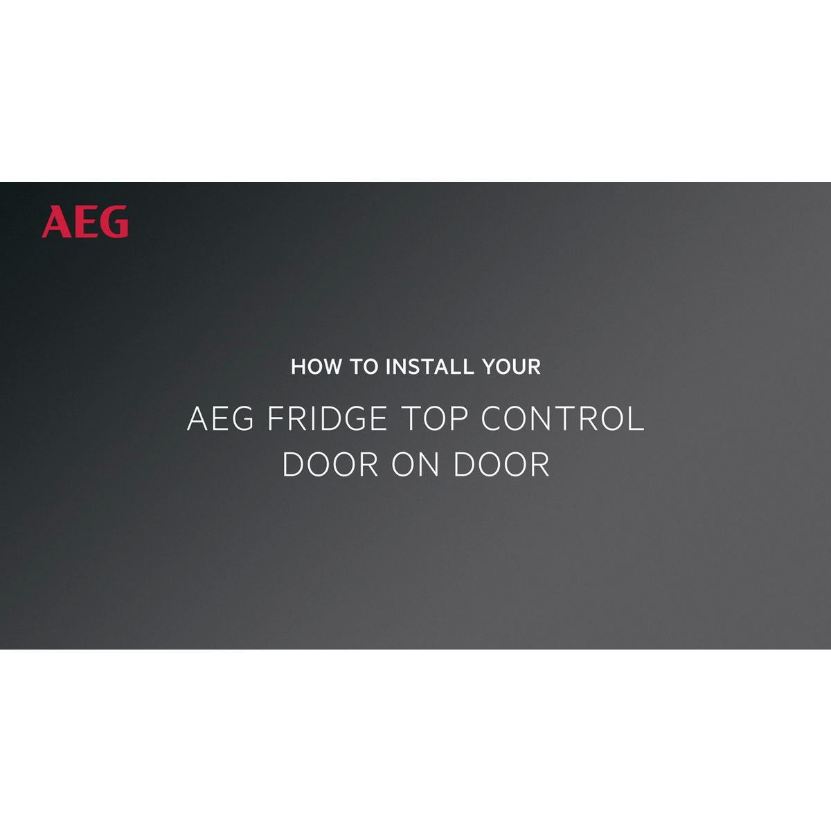 AEG - Indbygningskøleskab - TK9ZS181EC