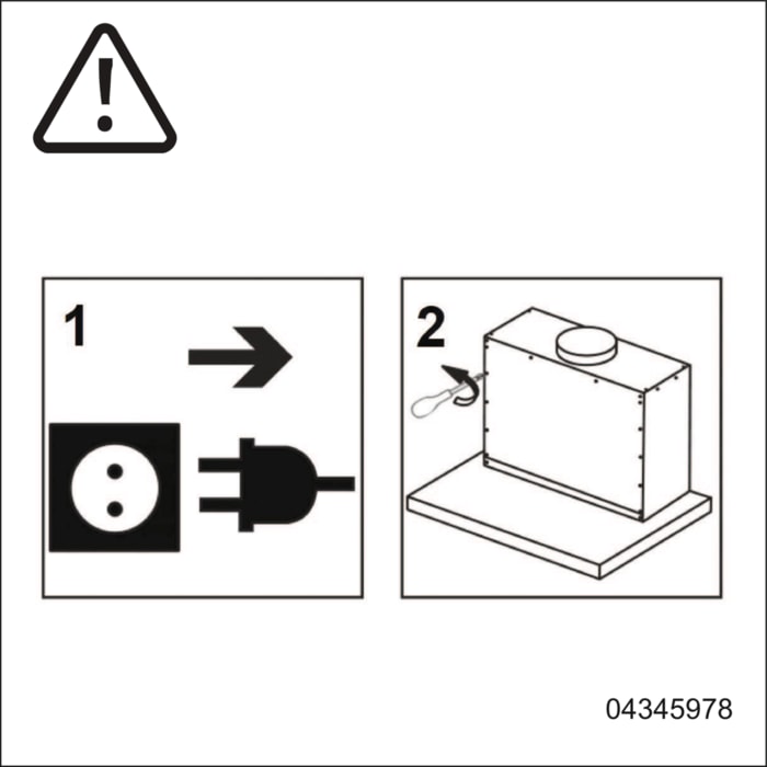 unplug the appliance before maintenance