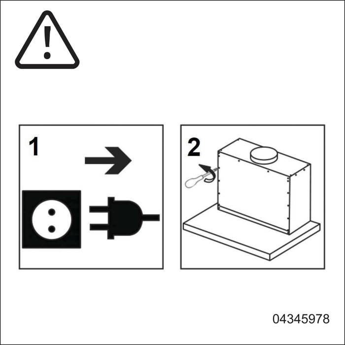 unplug the appliance before maintenance