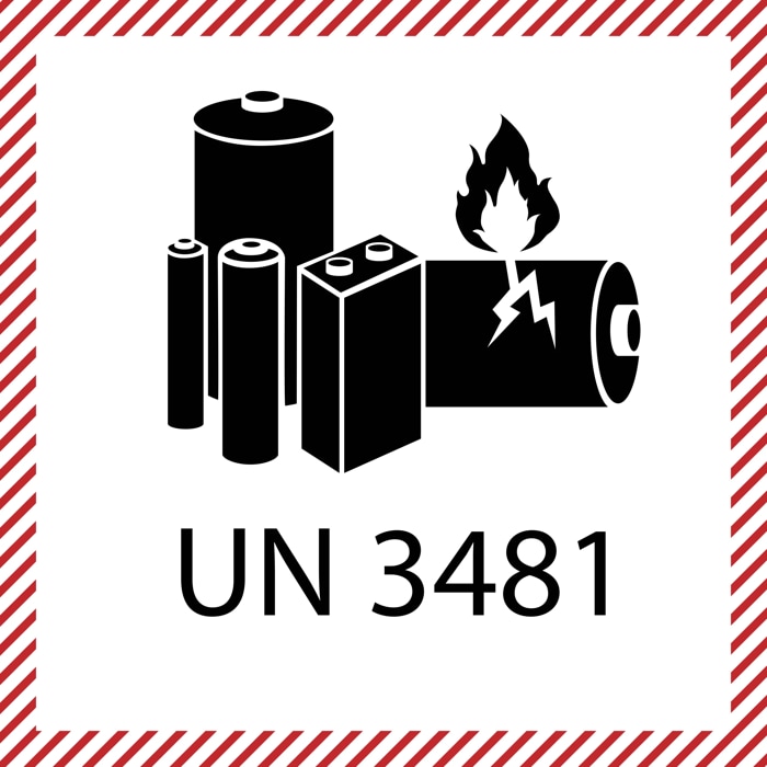 Take care during tranportation to prevent risk fire