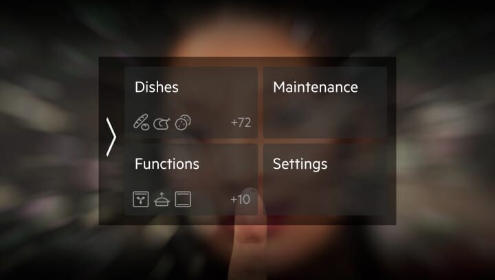 Viser CookSmart funktion.