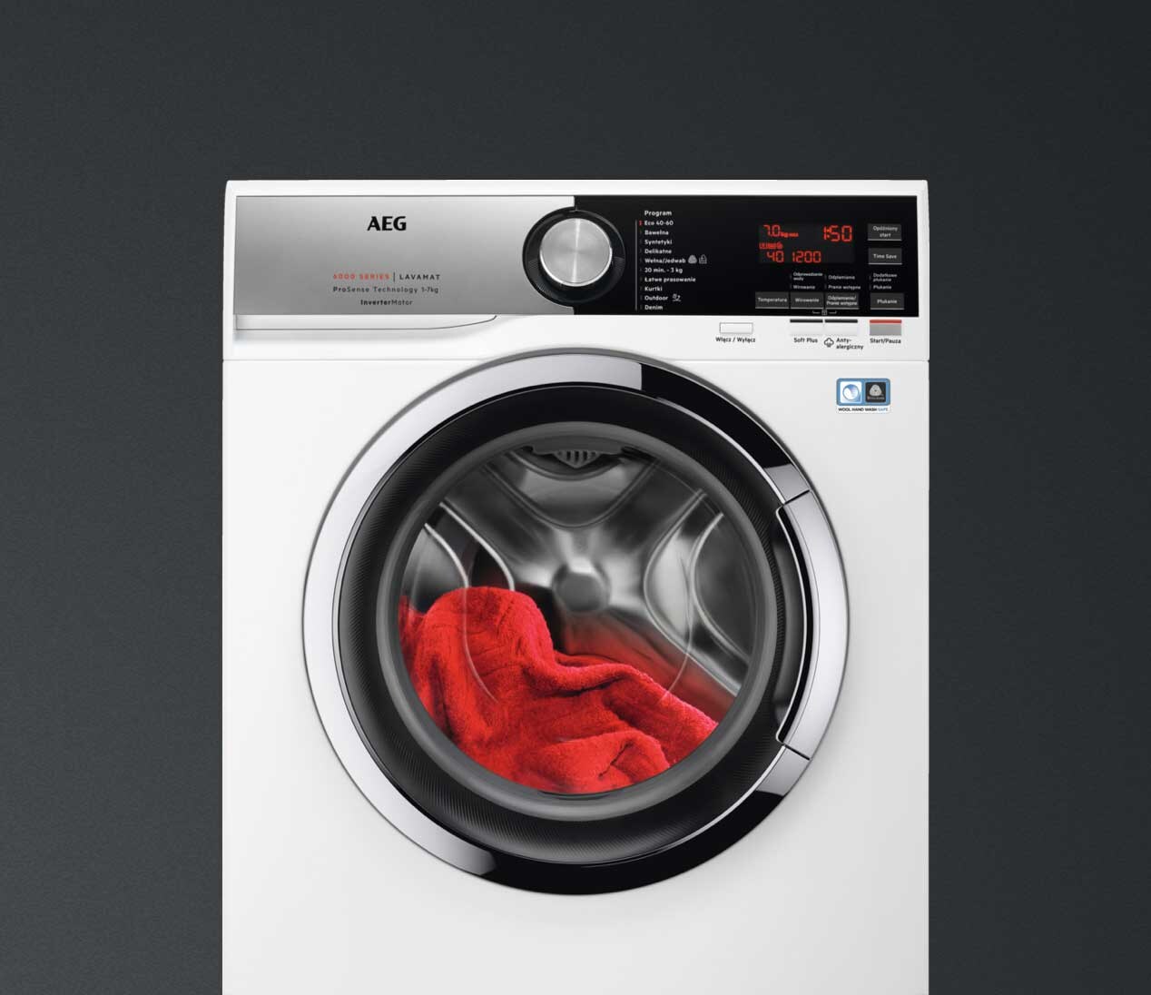 Vaskemaskine i 6000-serien