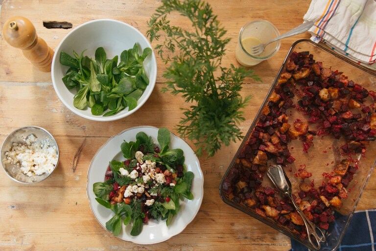 Gårsdagens cæsarsalat af Culinary Misfits